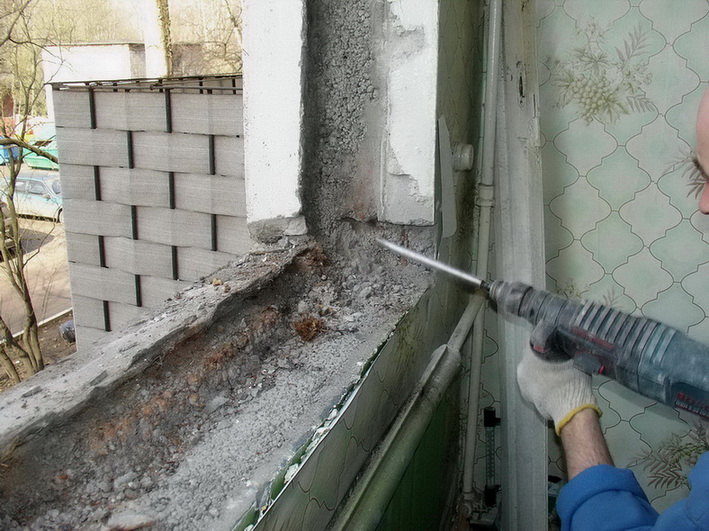 Демонтаж окон ПВХ в Минске
