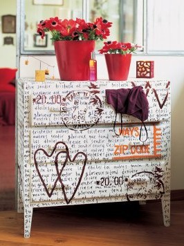 красивые слова о любви на комоде